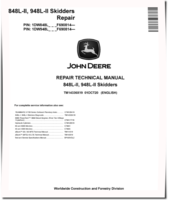 John Deere 848L-II and 948L-II Grapple Skidders (SN. from F690814) Repair Manual (TM14336X19)