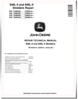 John Deere 848L-II and 948L-II Grapple Skidders (SN. from C/D690814) Repair Manual (TM14340X19)