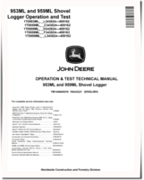 John Deere 953ML and 959ML Shovel Loggers Operation and Test Manual (TM14484X019)