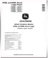John Deere 953ML and 959ML Shovel Loggers Repair Manual (TM14555X019)