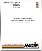 Hagie STS 10, STS 12, STS 14 and STS 16 Crop Sprayers (SN.19001-19500) Diagnostic Manual (TM149319)
