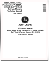 John Deere E-Cut Hybrid 6080A, 6500A, PrecisionCut 6080A, 6500A and 6700A Fairway Mowers Technical Manual (TM158719)