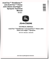 John Deere AutoTrac RowSense and AutoTrac Vision for John Deere and Hagie Sprayers MY22+ Technical Manual (TM172119)