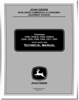 John Deere CS36, CS36LE, CS40, CS40LE, CS46, CS52, CS56, CS62, CS71 and CS81 Chainsaws Technical Manual (TM1917)