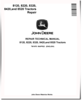 John Deere 8120, 8220, 8320, 8420 and 8520 Tractors Repair Manual (TM1970)