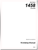 John Deere 1458 (SN: 002001-) Forwarders Workshop Manual (TM1993)