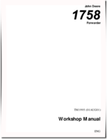 John Deere 1758 (SN: 002001-) Forwarders Workshop Manual (TM1995)