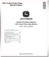 John Deere 9970 Cotton Pickers Repair Manual (TM2117)