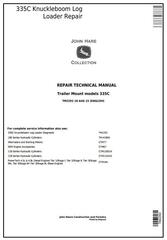 TM2293 - Timberjack 335C Knuckleboom Trailer Mount Log Loader Service Repair Technical Manual