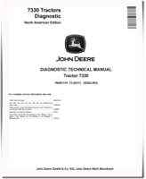 John Deere 7330 Tractors (North American Edition) Diagnostic Manual (TM401119)