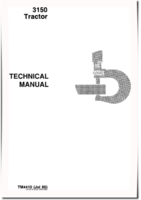 John Deere 3150 Tractors Technical Manual (TM4410)