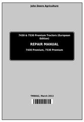 TM8042 - John Deere 7430 & 7530 Premium (European Edition) Tractors Service Repair Manual