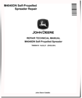 John Deere M4040DN Self-Propelled Spreaders Repair Manual (TM808419)