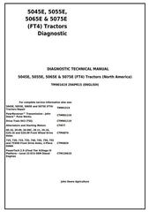 TM901619 - John Deere Tractors 5045E, 5055E, 5065E & 5075E (North Amereca) Diagnostic and Tests Manual