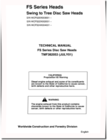 Timberjack FS20, FS22 and FS24 Felling Heads Technical Manual (TMF382053)