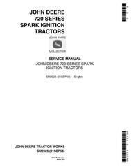 SM2025 - John Deere 70, 720 & 730 (Gas) Tractor Technical Service Manual