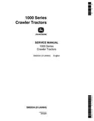 SM2034 - John Deere 1010 Crawler Tractors Technical Service Manual