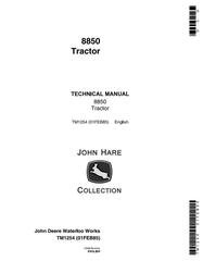 TM1254 - John Deere 8850 4WD Articulated Tractors Technical Manual