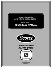 TM1949 - Scotts L1642, L17.542, L2048, L2548 Lawn Tractors (by John Deere) Technical Service Manual
