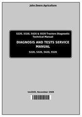 TM2049 - John Deere Tractors 5220, 5320, 5420 & 5520 Diagnostic and Tests Service Manual