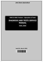 TM4576 - John Deere Tractors 6405, 6605 (North American) Diagnostic and Tests Service Manual