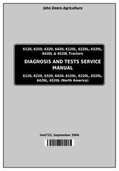 TM4733 - John Deere Tractors 6120,6220, 6320,6420, 6120L,6220L, 6320L,6420L,6520L Diagnostic Service Manual