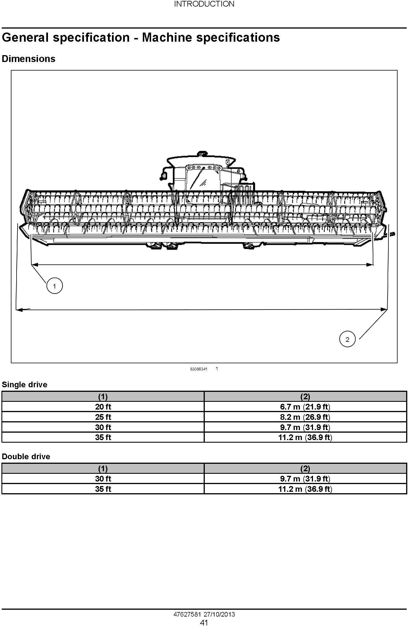 New Holland 740CF Super Flex Auger Header Service Manual - 2