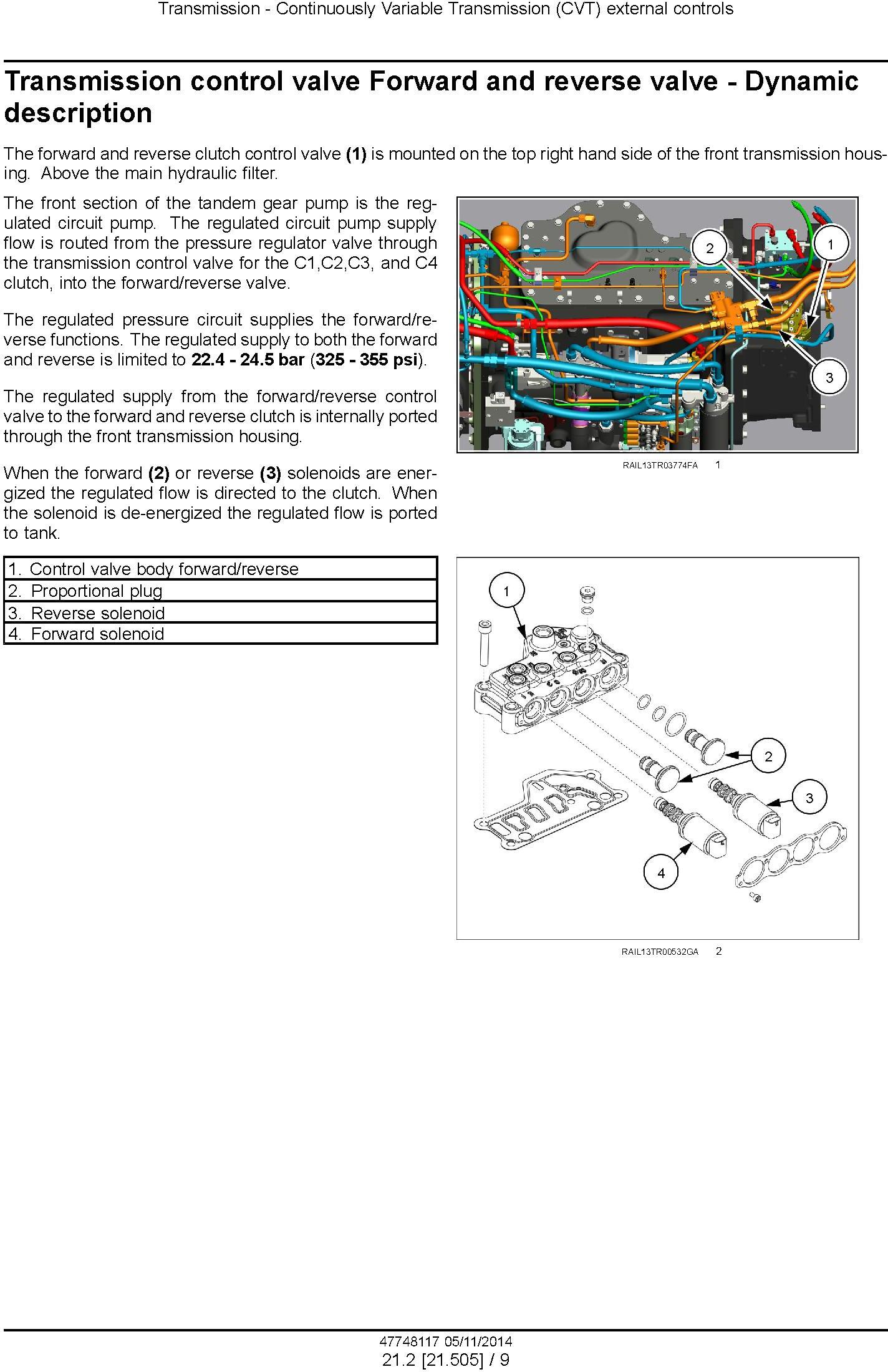 New Holland T8.320 T8.350 T8.380, T8.410, T8.435 and SmartTrax Tractor w.CVT Complete Service Manual - 2