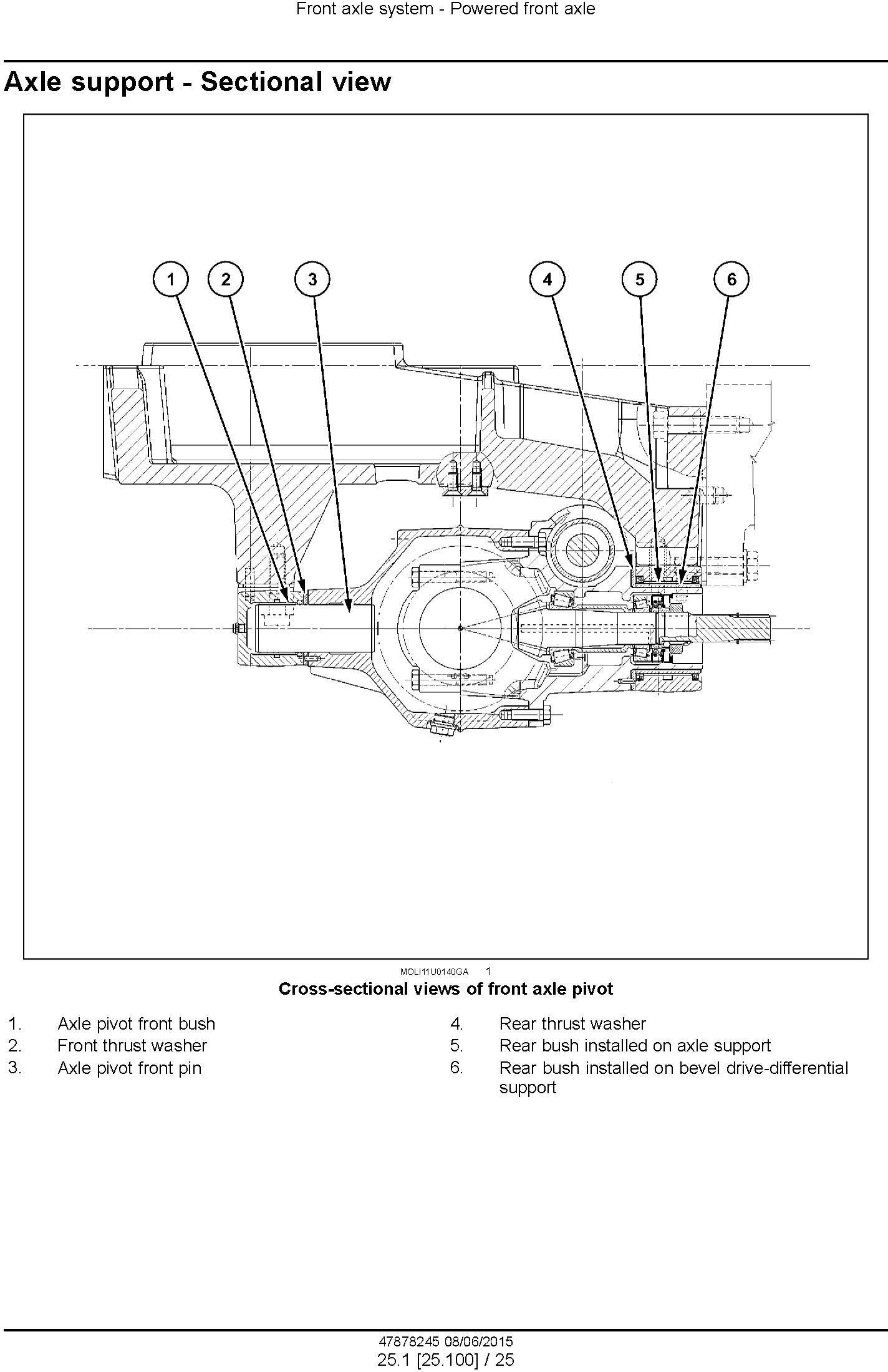 New Holland T4.90, T4.100, T4.110, T4.120 Tractor Tier 4B final Complete Service Manual (USA) - 2