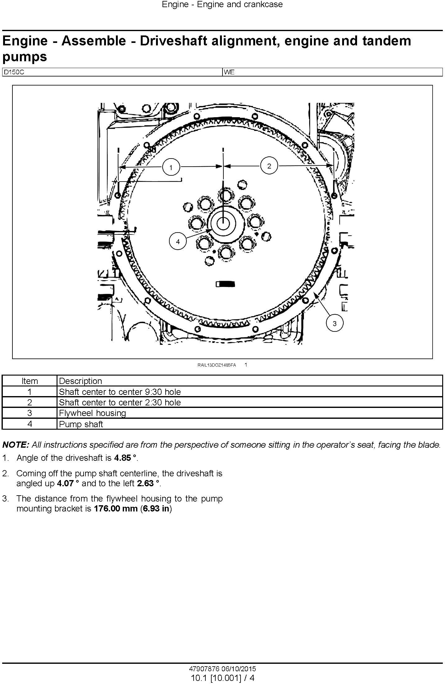 New Holland D150C Stage IIIB Crawler dozer Service Manual - 1