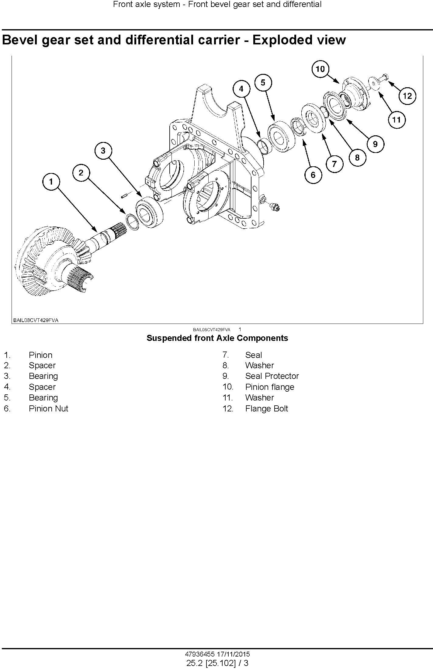 New Holland T7.230, T7.245, T7.260, T7.270 AutoCommand Tier 4B (final) Complete Service Manual (USA) - 2