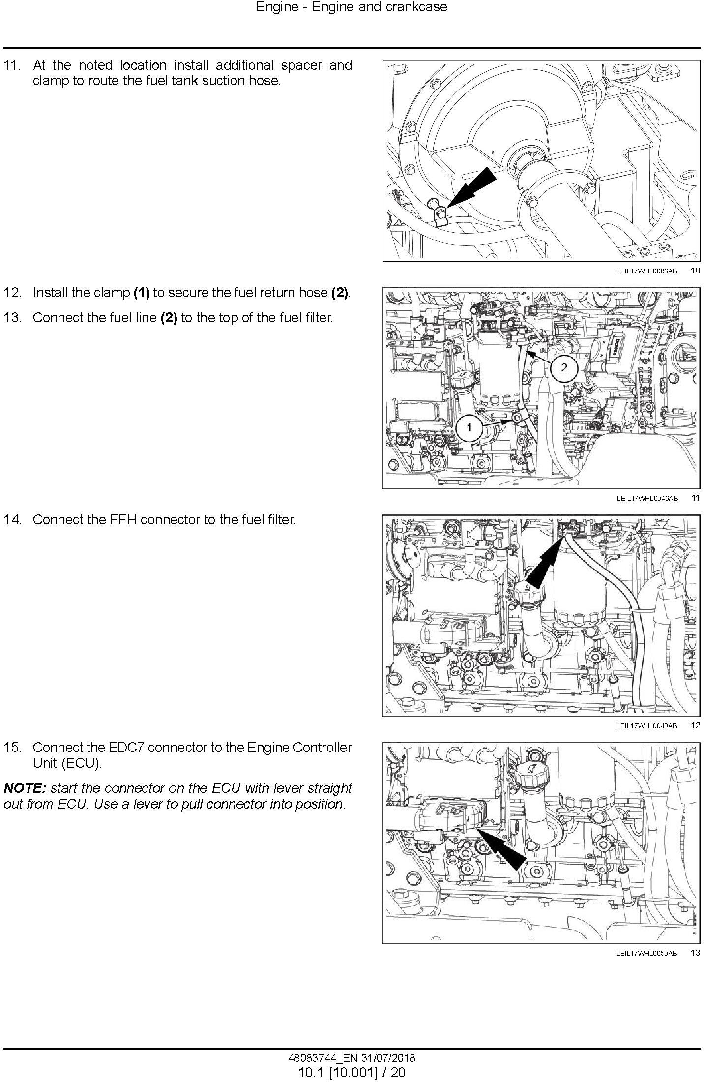 New Holland W130D, W170D Tier 2 Wheel Loader Service Manual / Deere ...