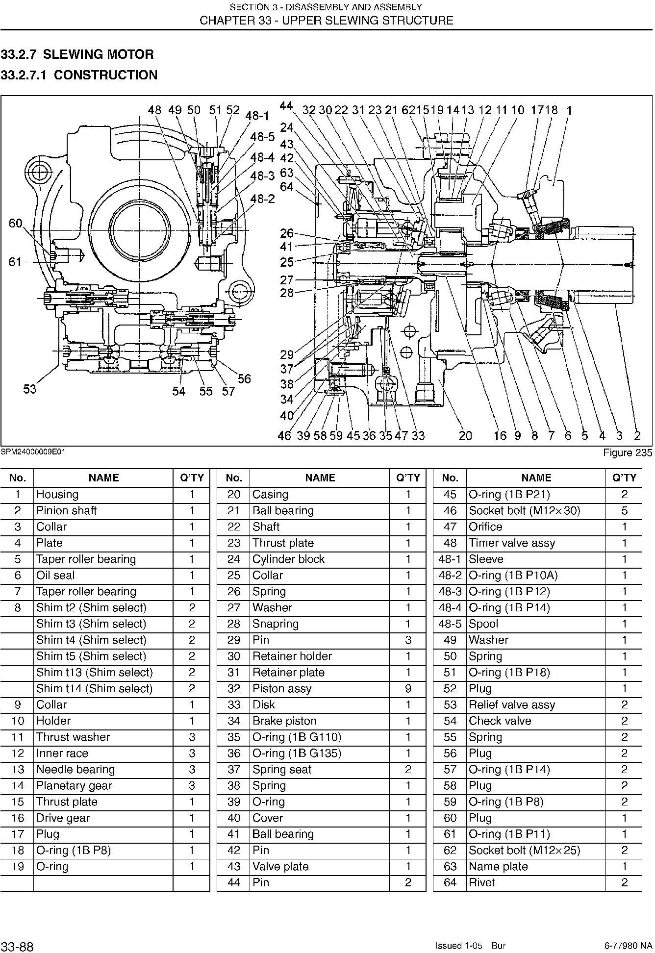 New Holland EH27.B Excavator Service Manual / Deere Technical Manuals