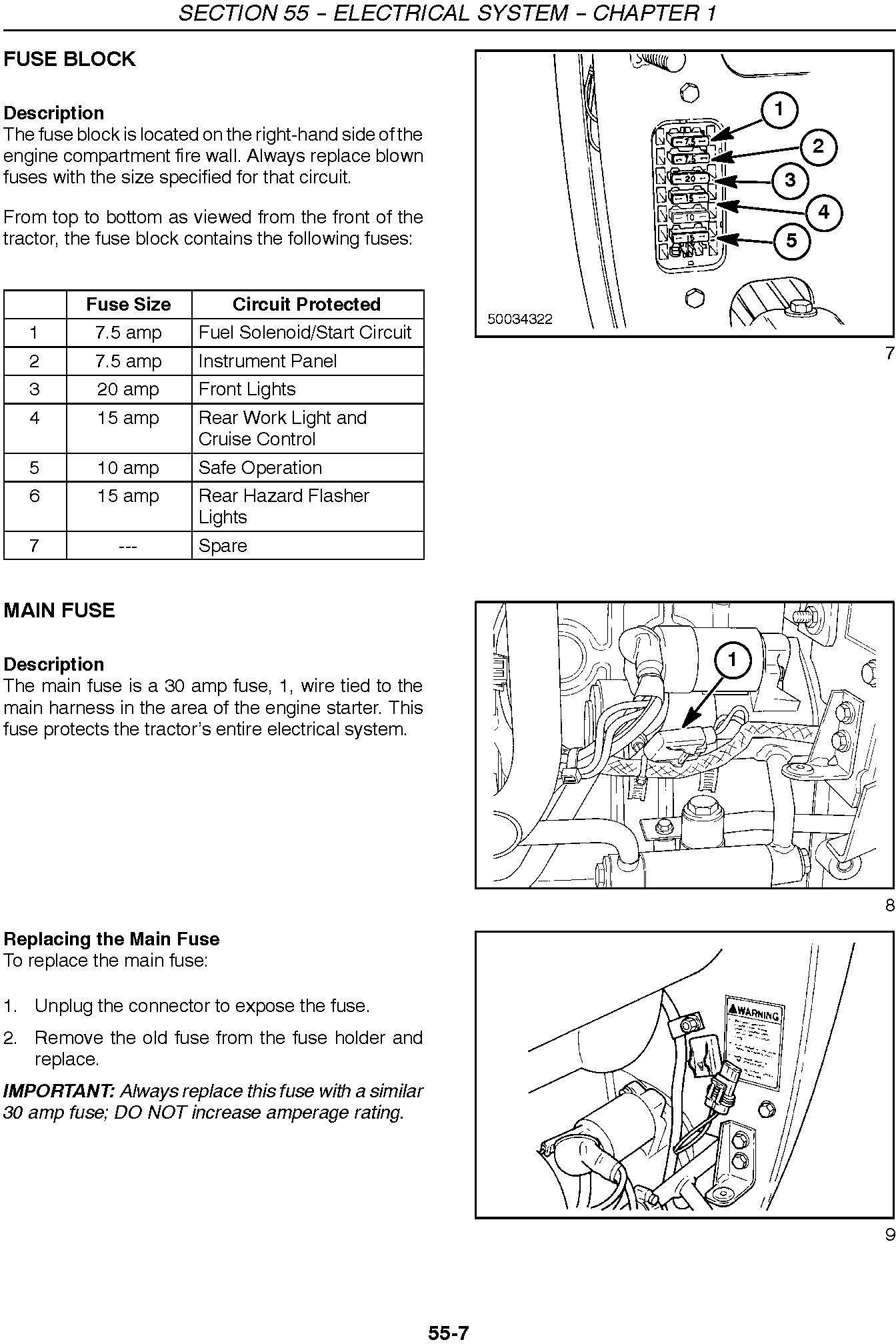 New Holland TC29D, TC33D Tractor Complete Service Manual / Deere