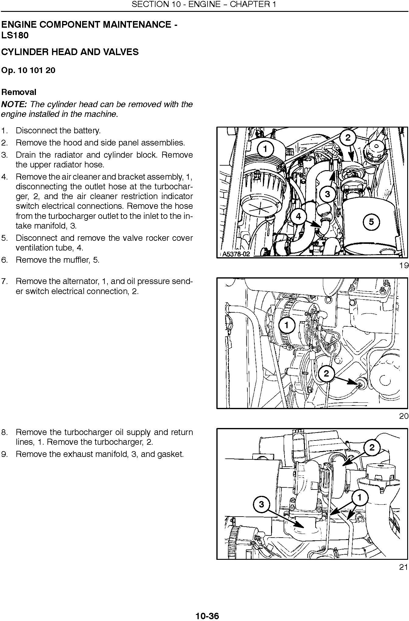 New Holland LS180, LS190 Skid Steer Loader Complete Service Manual ...