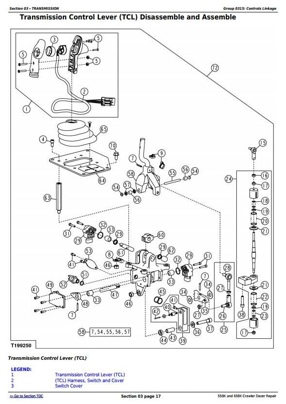 TM12289 - John Deere 550K and 650K Crawler Dozer Service Repair Technical Manual - 1