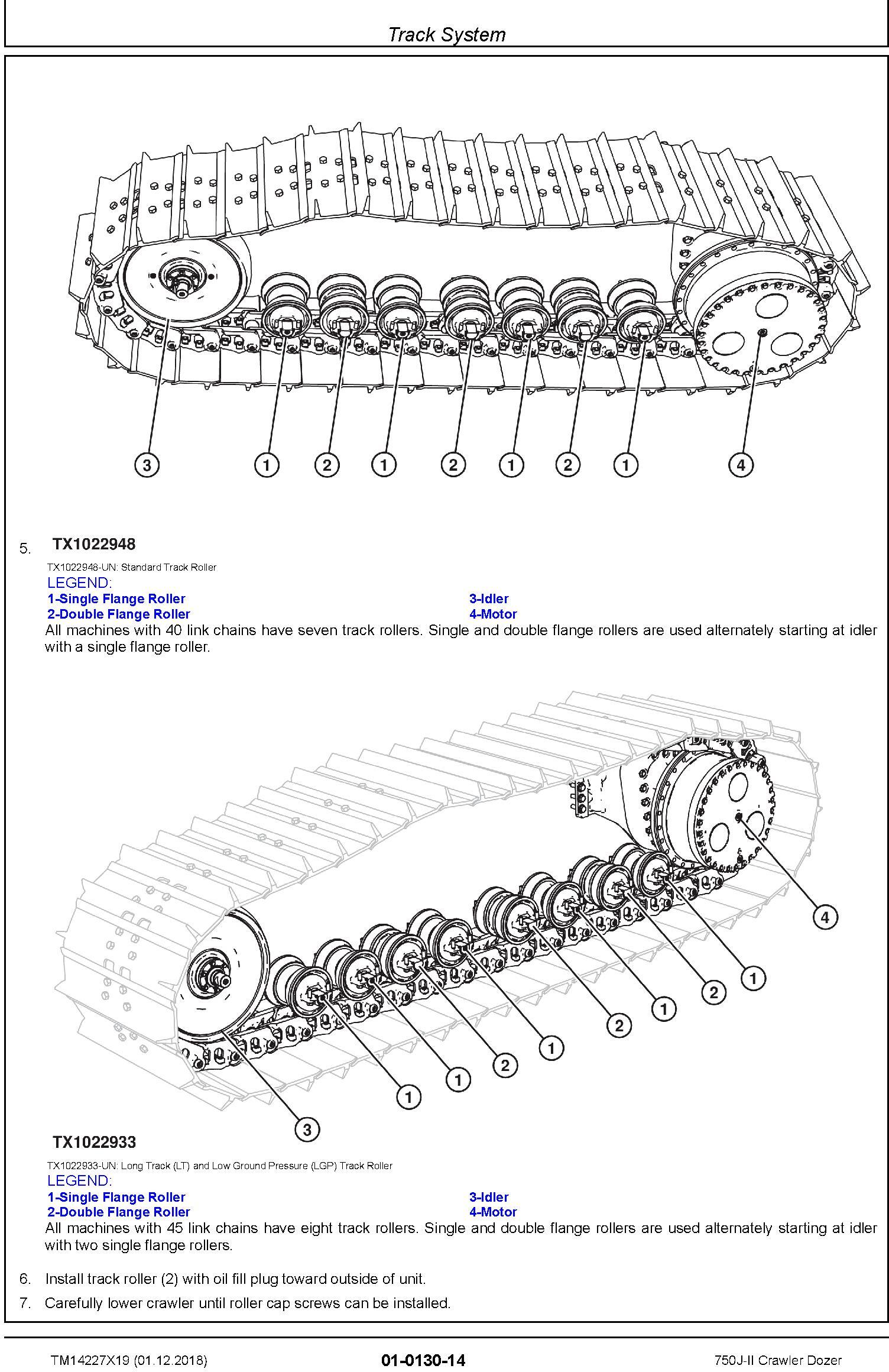 John Deere 750J-II (SN. D306890-330911) Crawler Dozer Repair Technical Service Manual (TM14227X19) - 1