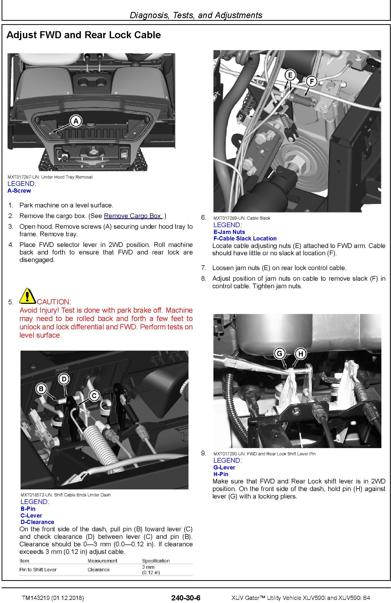 John Deere XUV Gator Utility Vehicle XUV590i, XUV590i S4 (SN.010001-) Diagnostic Manual (TM143219) - 3