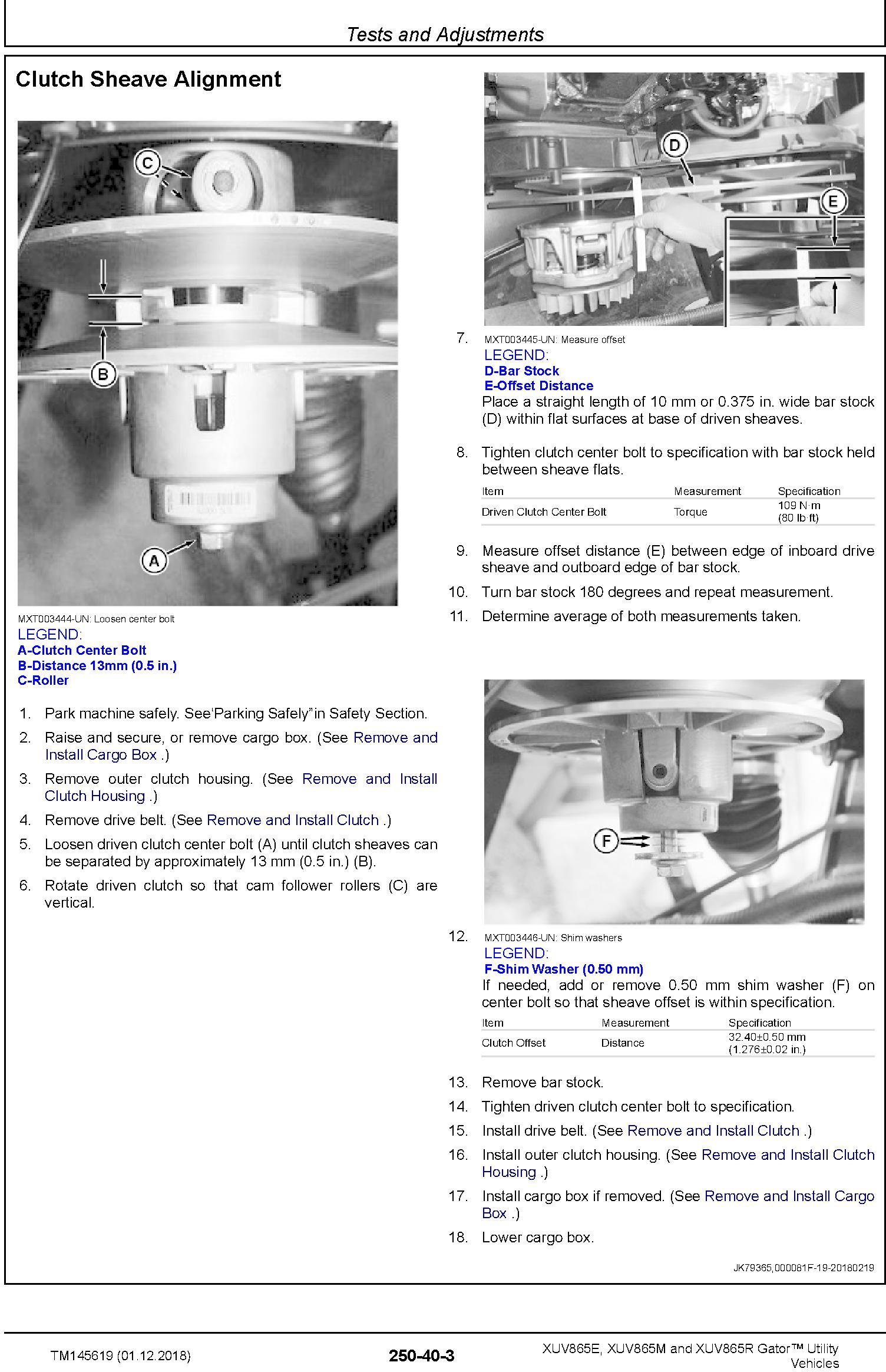 John Deere XUV865E, XUV865M, XUV865R Gator Utility Vehicles (SN.010001-) Technical Manual (TM145619) - 3