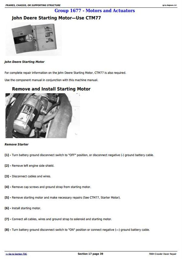 TM1859 - John Deere 700H Crawler Dozer Service Repair Technical Manual - 3