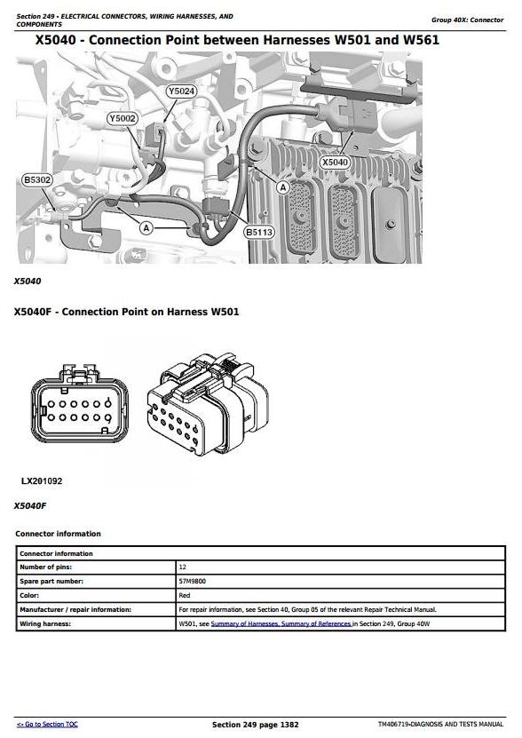 CH12612 - FUSE BOX fits John Deere