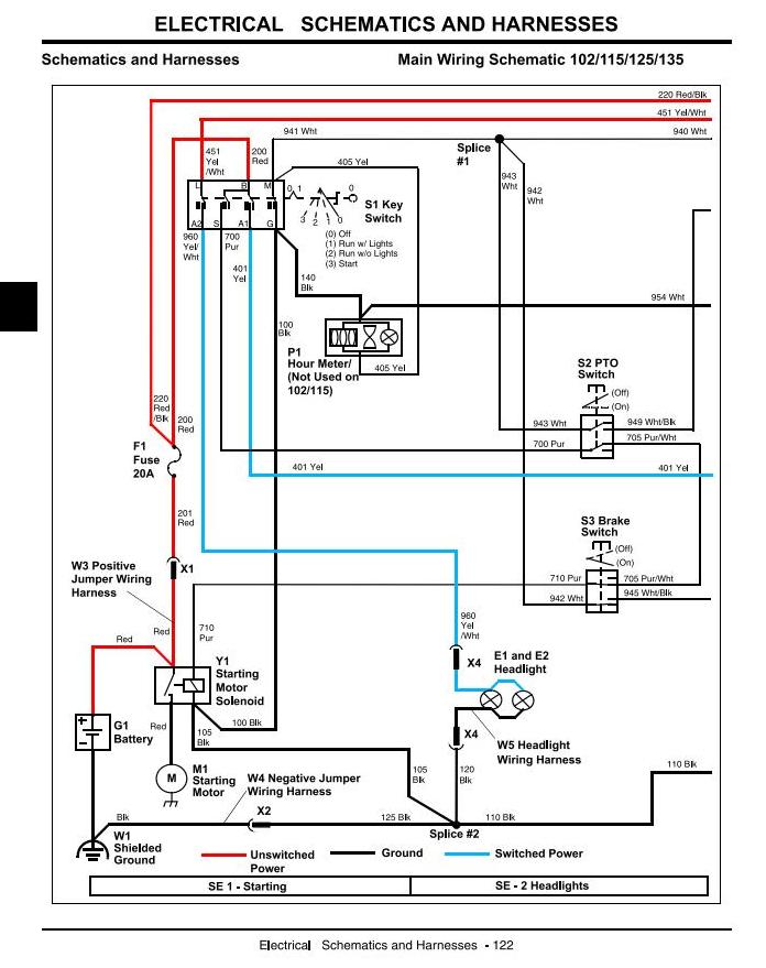 Wiring Diagram For John Deere Riding Lawn Mower Wiring Digital And