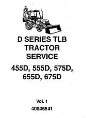 Ford 455D, 555D, 575D, 655D, 675D Tractor Loader Complete Service Workshop Manual