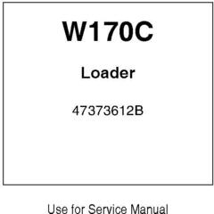 New Holland W170C Wheel Loader Service Manual