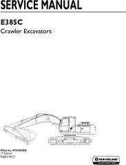 New Holland E385C Crawler Excavator Service Manual