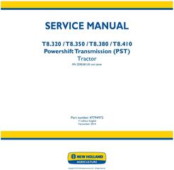 New Holland Tractors Service Repair Technical Manuals / Deere Technical ...