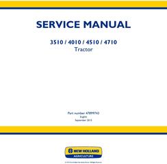 New Holland 3510, 4010, 4510, 4710 Tractor Service Manual