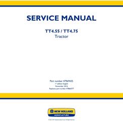 New Holland TT4.55, TT4.75 Tier 1 Tractor Service Manual