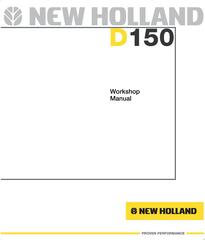 New Holland D150 Tier Crawler Dozer 2 Service Manual