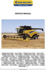 New Holland CR9040, CR9060, CR9065, CR9070, CR9080 Combine (SN. HAJ110001 & Up) Service Manual